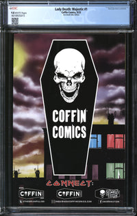 Lady Death: Majestic (2023) #1 Iron Death Killer Edition CGC 9.8 NM/MT