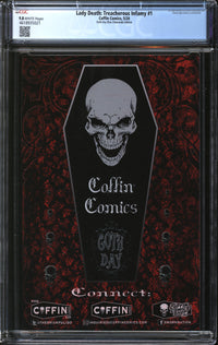 Lady Death: Treacherous Infamy (2024) #1 Goth Day Elias Chatzoudis Edition CGC 9.8 NM/MT