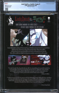 Lady Death Vs. Zombie Tramp (2024) #1 Dan Mendoza Variant Cover A CGC 9.8 NM/MT