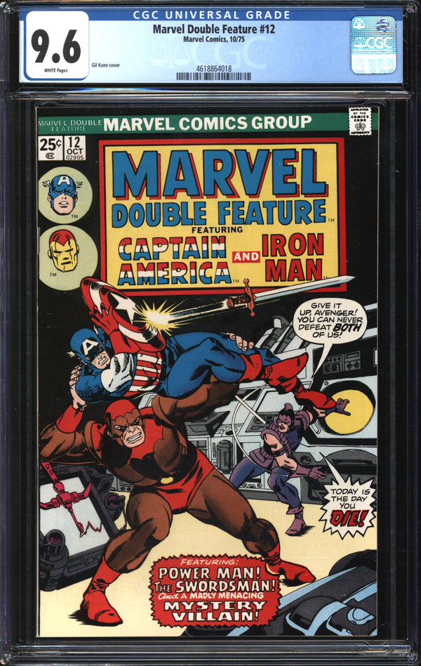 Marvel Double Feature (1973) #12 CGC 9.6 NM+