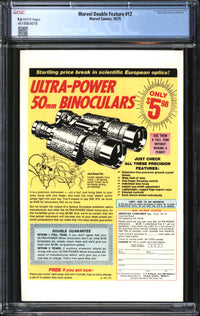 Marvel Double Feature (1973) #12 CGC 9.6 NM+