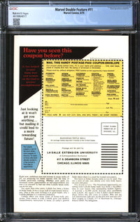 Marvel Double Feature (1973) #11 CGC 9.6 NM+