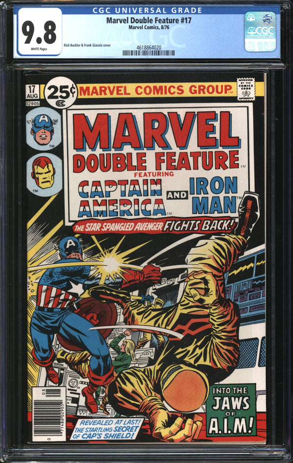 Marvel Double Feature (1973) #17 CGC 9.8 NM/MT