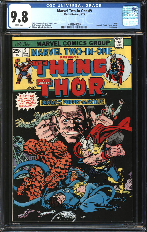 Marvel Two-In-One (1974) # 9 CGC 9.8 NM/MT