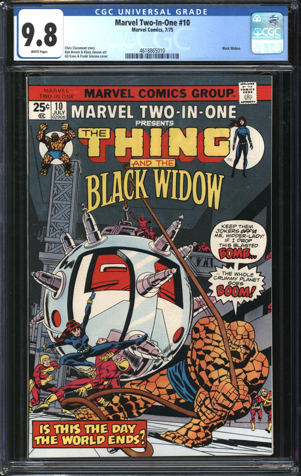 Marvel Two-In-One (1974) #10 CGC 9.8 NM/MT