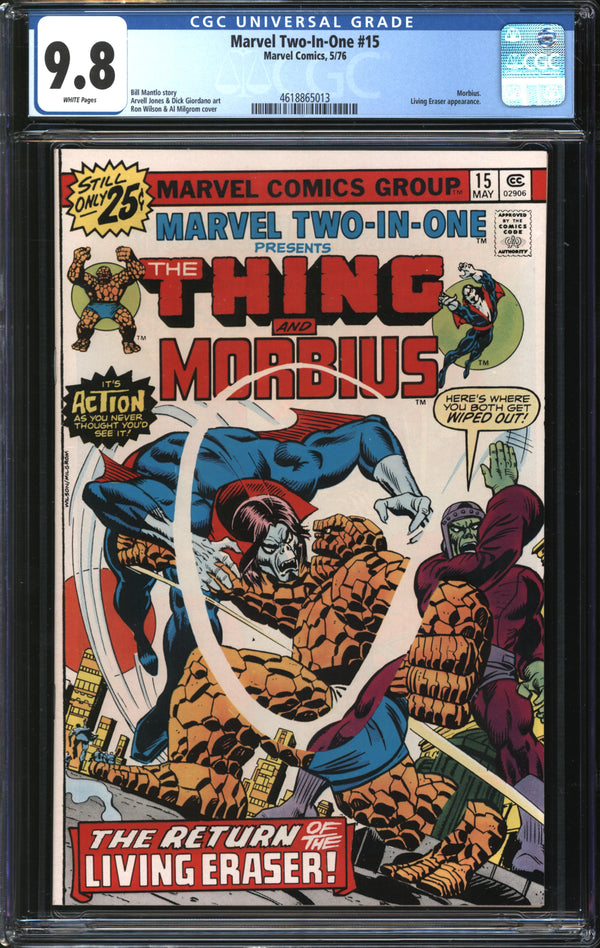 Marvel Two-In-One (1974) #15 CGC 9.8 NM/MT