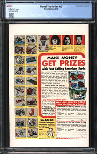 Marvel Two-In-One (1974) #15 CGC 9.8 NM/MT