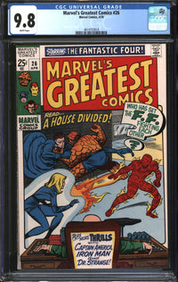 Marvel's Greatest Comics (1969) #26 CGC 9.8 NM/MT