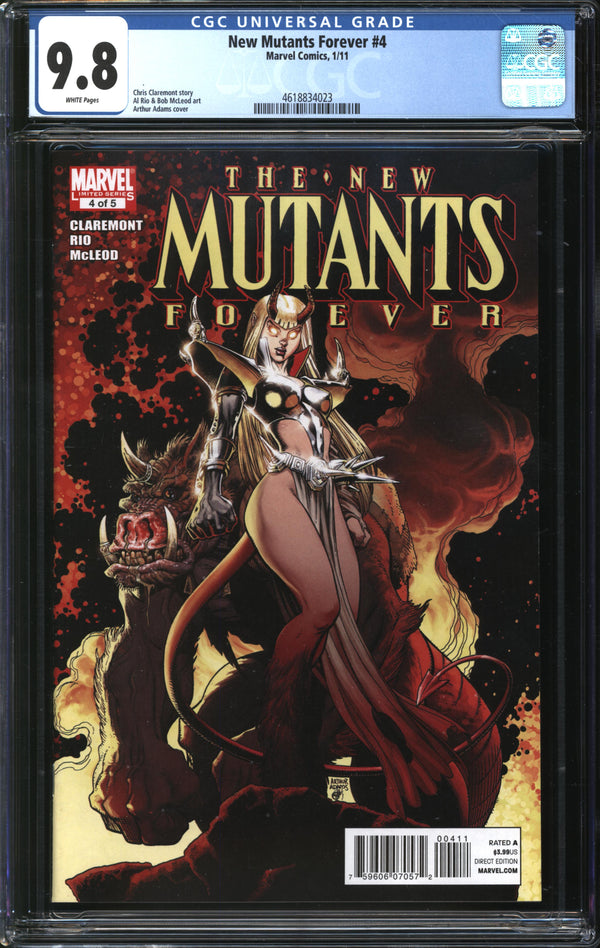 New Mutants Forever (2010) #4 CGC 9.8 NM/MT