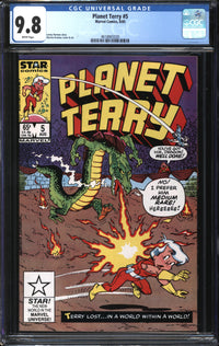 Planet Terry (1985) #5 CGC 9.8 NM/MT