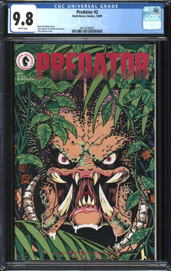Predator (1989) #2 CGC 9.8 NM/MT
