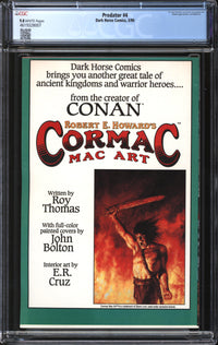 Predator (1989) #4 CGC 9.8 NM/MT