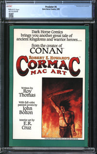 Predator (1989) #4 CGC 9.8 NM/MT