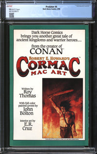 Predator (1989) #4 CGC 9.8 NM/MT