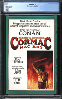 Predator (1989) #4 CGC 9.8 NM/MT