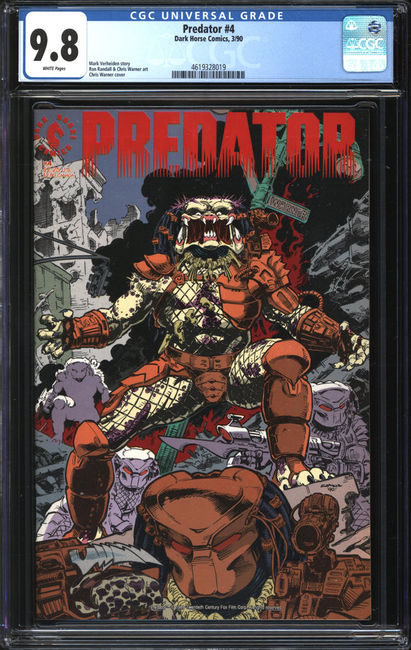 Predator (1989) #4 CGC 9.8 NM/MT