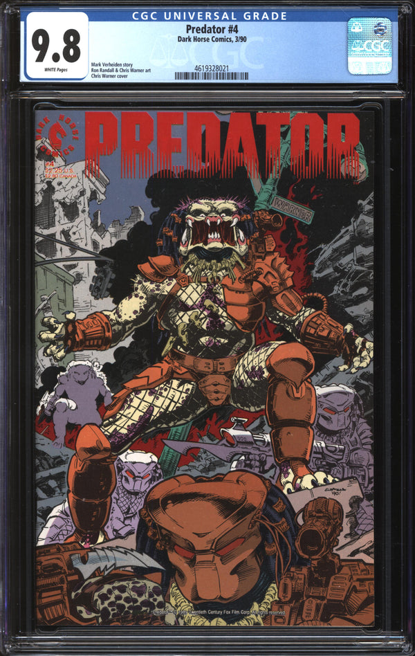 Predator (1989) #4 CGC 9.8 NM/MT
