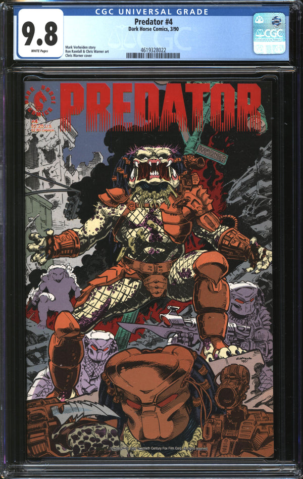 Predator (1989) #4 CGC 9.8 NM/MT