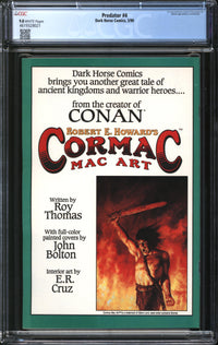 Predator (1989) #4 CGC 9.8 NM/MT