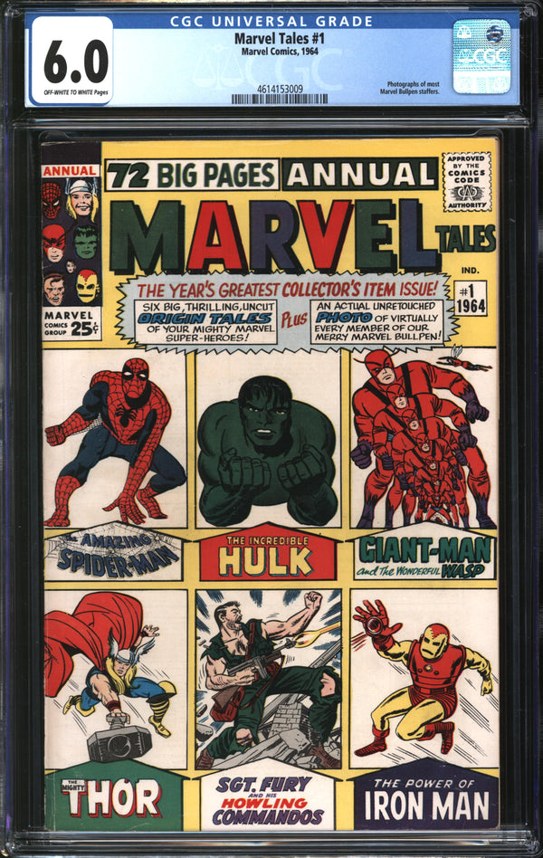 Marvel Tales (1964) #  1 CGC 6.0 FN