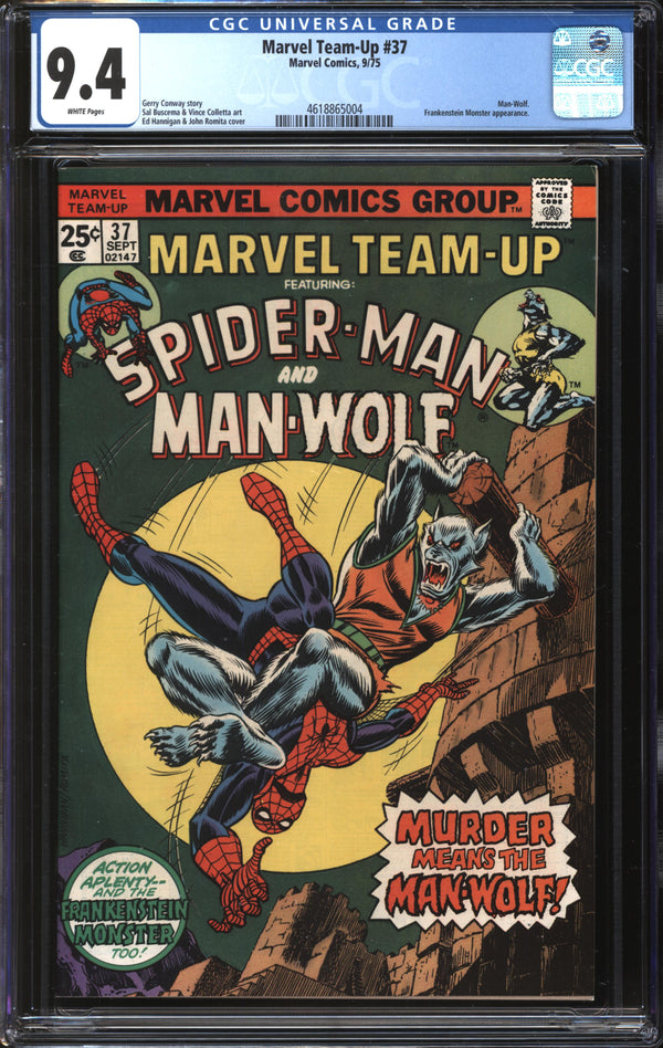 Marvel Team-Up (1972) # 37 CGC 9.4 NM