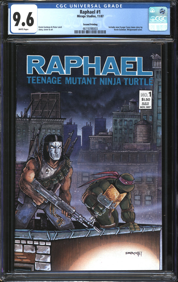 Raphael (1985) #1 Second Printing CGC 9.6 NM+
