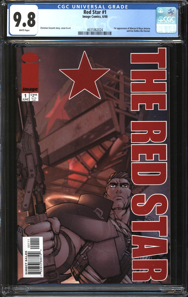 Red Star (2000) #1 CGC 9.8 NM/MT