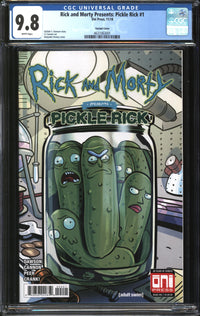 Rick And Morty Presents: Pickle Rick (2018) #1 Variant Cover CGC 9.8 NM/MT