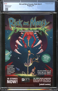 Rick And Morty Presents: Pickle Rick (2018) #1 Variant Cover CGC 9.8 NM/MT