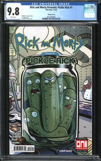 Rick And Morty Presents: Pickle Rick (2018) #1 Variant Cover CGC 9.8 NM/MT