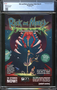 Rick And Morty Presents: Pickle Rick (2018) #1 Variant Cover CGC 9.8 NM/MT