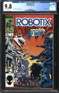 Robotix (1986) #1 CGC 9.8 NM/MT
