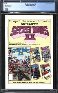 Rocket Raccoon (1985) #1 CGC 9.8 NM/MT