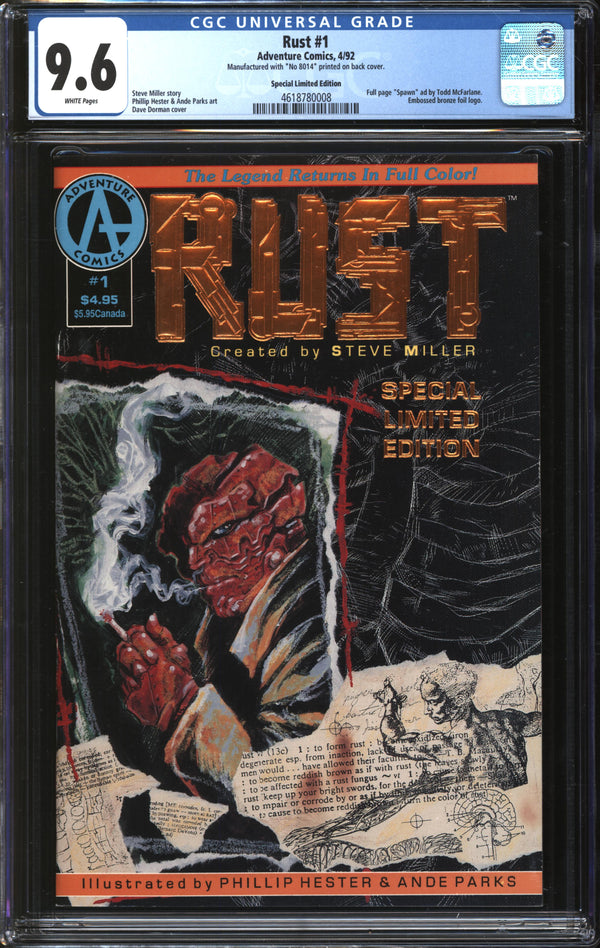 Rust (1992) #1 Special Limited Edition CGC 9.6 NM+