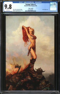 Savage Tales (2007) #1 Virgin Edition CGC 9.8 NM/MT