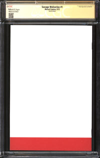 Savage Wolverine (2013) #1 Sketch Edition CGC Signature Series 9.8 NM/MT Signed/Sketch Jonboy Meyers