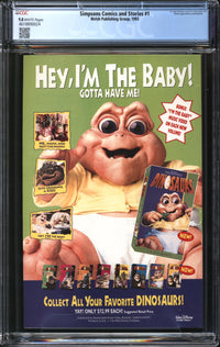 Simpsons Comics And Stories (1993) #1 CGC 9.8 NM/MT