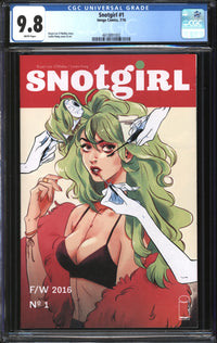Snotgirl (2016) #1 CGC 9.8 NM/MT