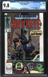 Solo Avengers (1987) #14 CGC 9.8 NM/MT