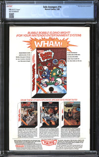 Solo Avengers (1987) #14 CGC 9.8 NM/MT