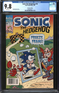 Sonic The Hedgehog (1993) # 10 Newsstand Edition CGC 9.8 NM/MT