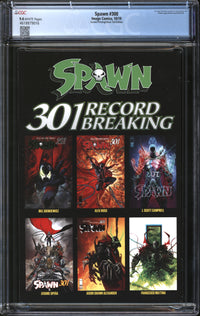 Spawn (1992) #300 Second Printing/Silver Foil Edition CGC 9.4 NM