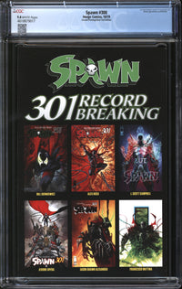 Spawn (1992) #300 Second Printing/Silver Foil Edition CGC 9.4 NM