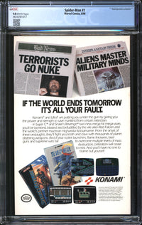 Spider-Man (1990) # 1 CGC 9.8 NM/MT