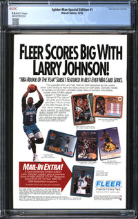 Spider-Man Special Edition (1992) #1 CGC 9.8 NM/MT