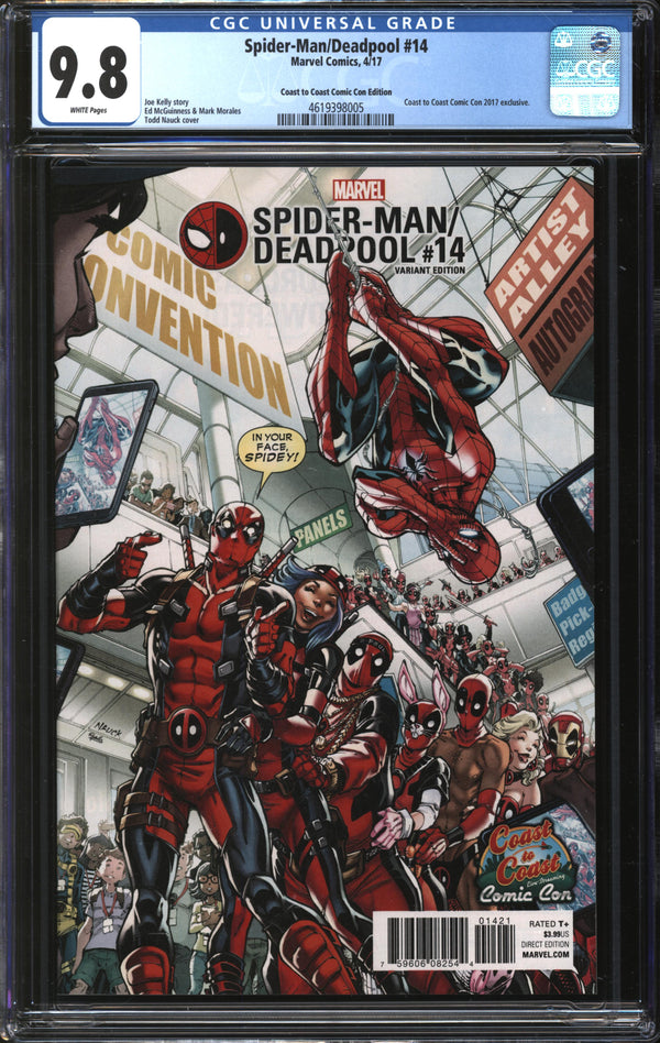 Spider-Man/Deadpool (2016) #1 Coast To Coast Comic Con 2017 Edition CGC 9.8 NM/MT