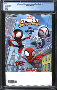 Spidey And His Amazing Friends Free Comic (2022) #1 CGC 9.8 NM/MT