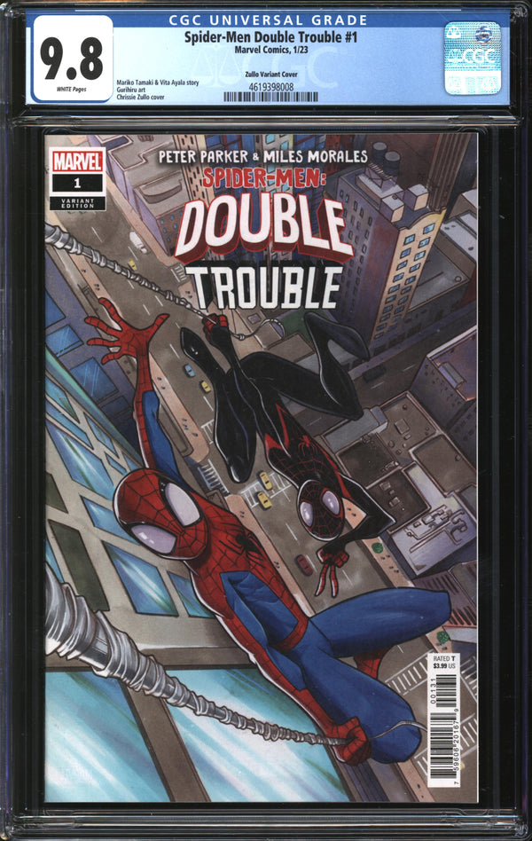 Spider-Men: Double Trouble (2023) #1 Chrissie Zullo Variant CGC 9.8 NM/MT