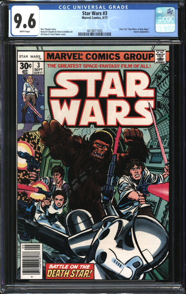 Star Wars (1977) #3 CGC 9.6 NM+