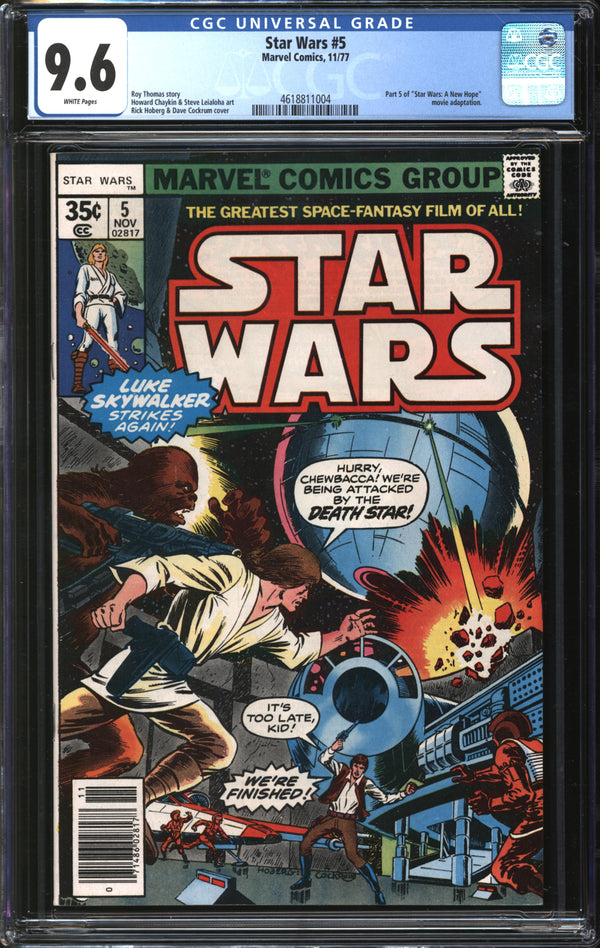 Star Wars (1977) #5 CGC 9.6 NM+